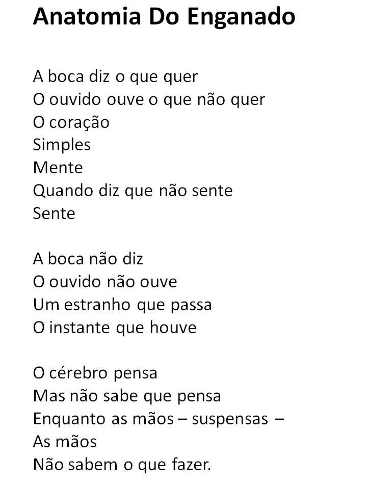 anatomia do enganado