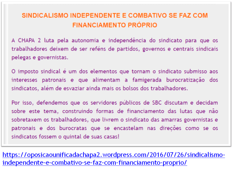 IMPOSTO SINDICAL
